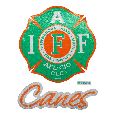 IAFF Reflective Decal (Canes)