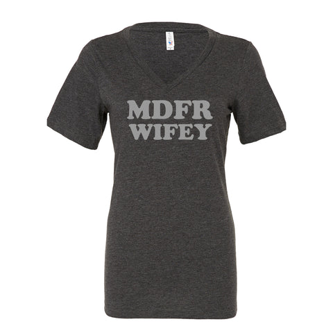 MDFR Wifey Ladies Relaxed V-Neck